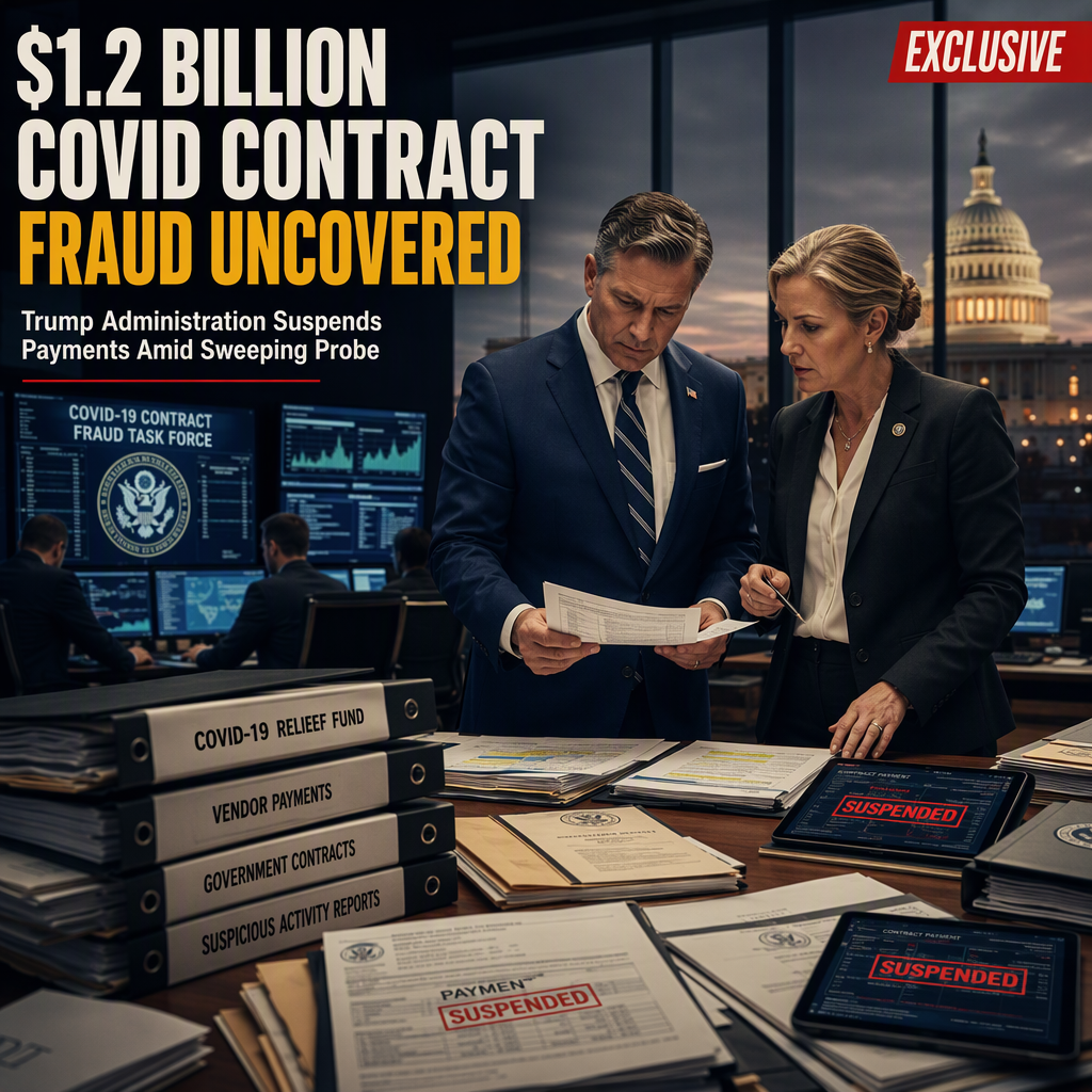 Trump Administration Uncovers $1.2 Billion in Suspected COVID Contract Fraud Linked to Biden-Era Spending