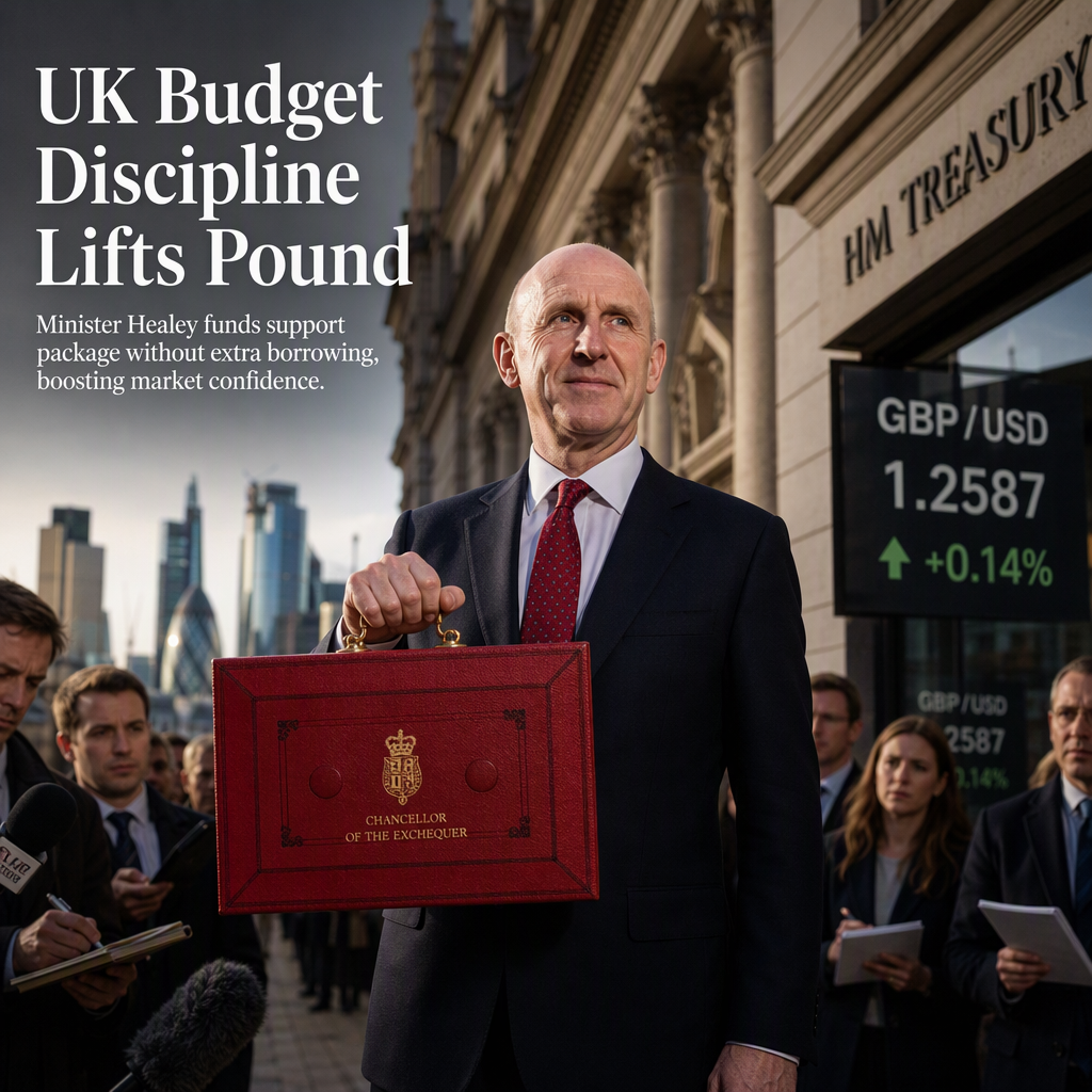 UK Finance Minister Healey Plans Budget Giveaways Without Additional Borrowing, Boosting Pound