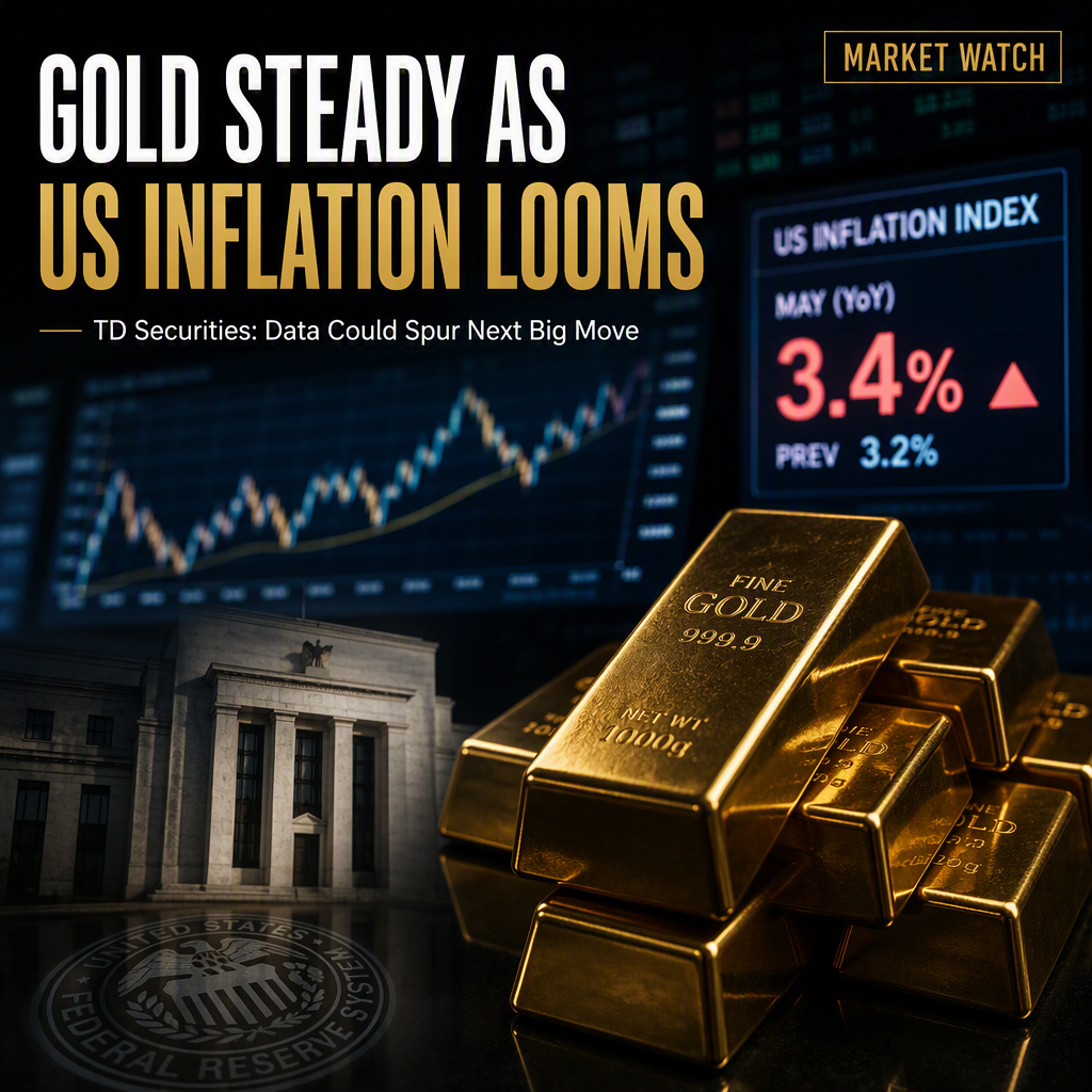 Gold Holds Firm Ahead of Key US Inflation Data, Says TD Securities