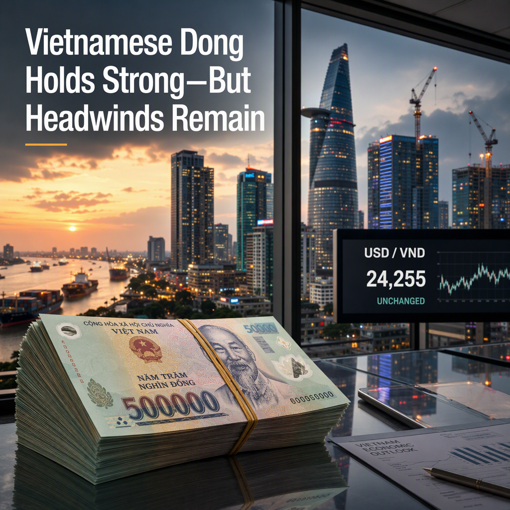 Vietnamese Dong Strengthens Amid Robust FDI, but Upside Limited by Inflation and Trade Deficit