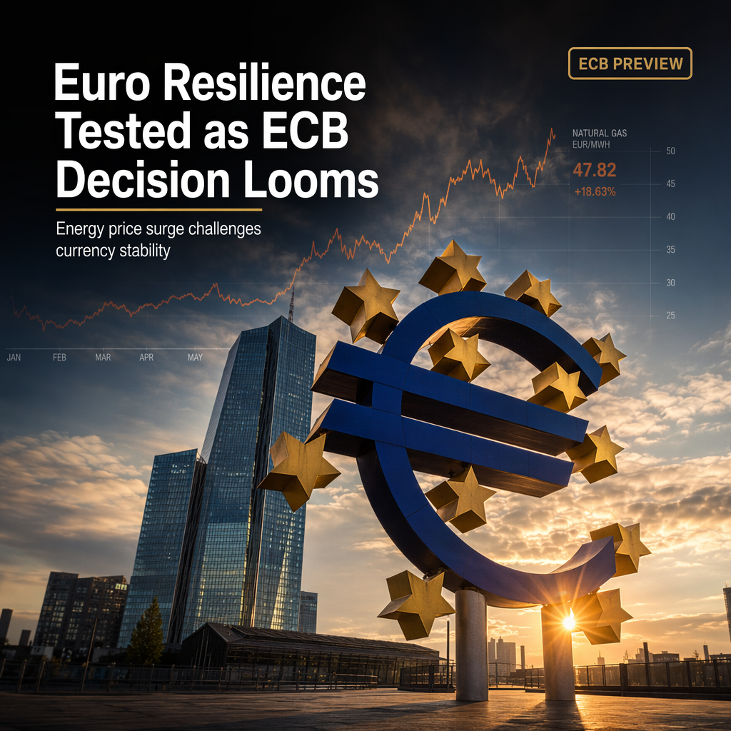 Euro Holds Firm Ahead of ECB Meeting Despite Energy Price Surge
