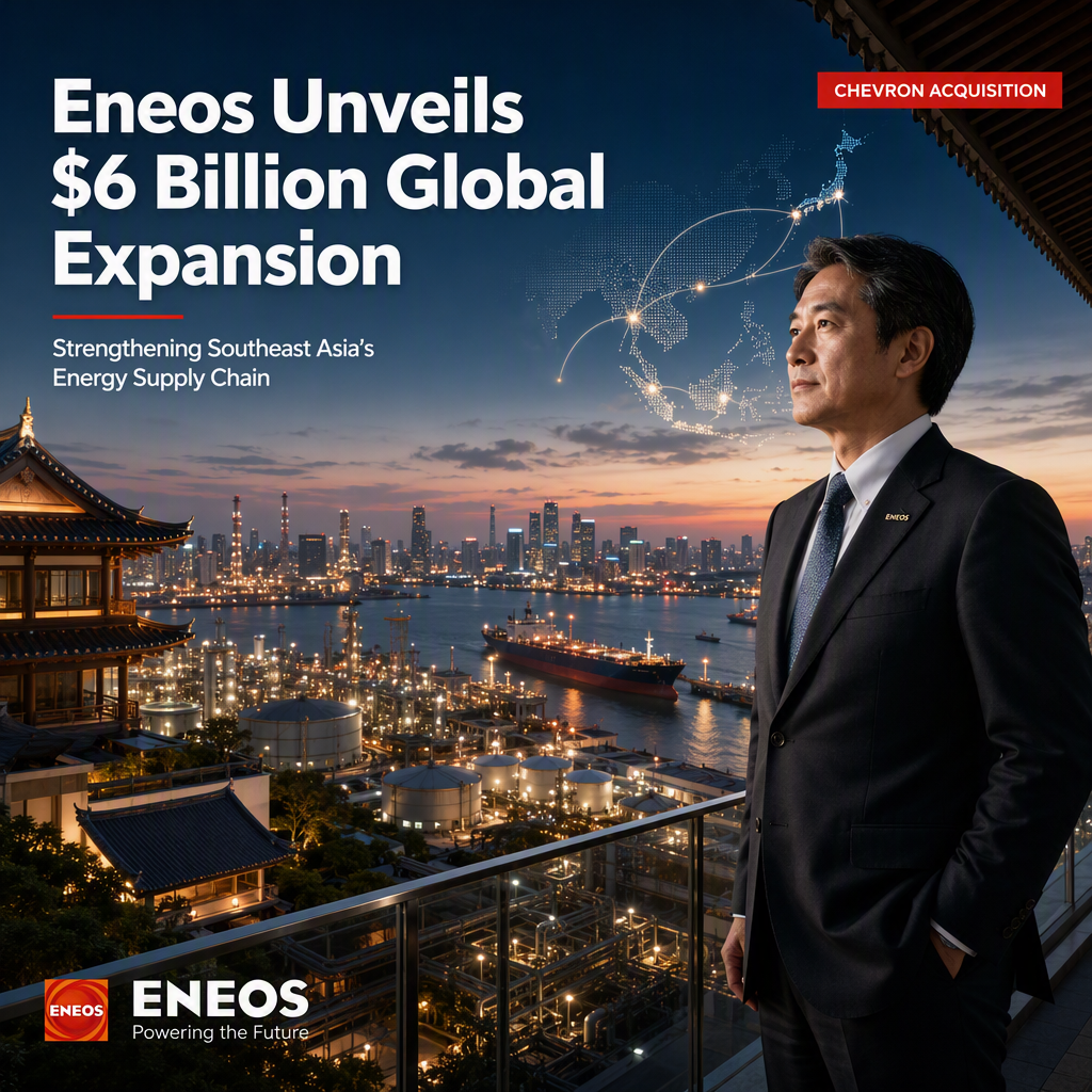 Eneos Plans $6 Billion Global Investment Push Following Chevron Acquisition