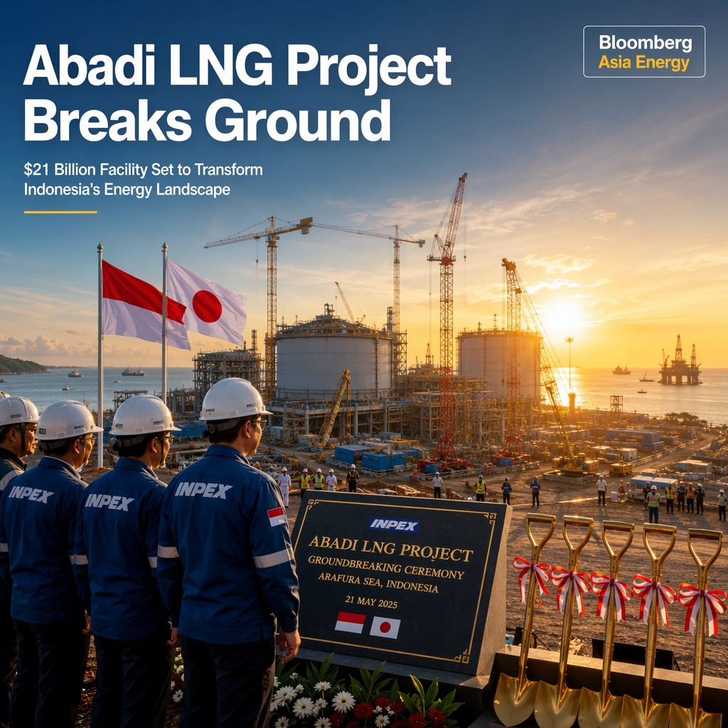 Inpex Commences Construction on $21 Billion Abadi LNG Project in Indonesia