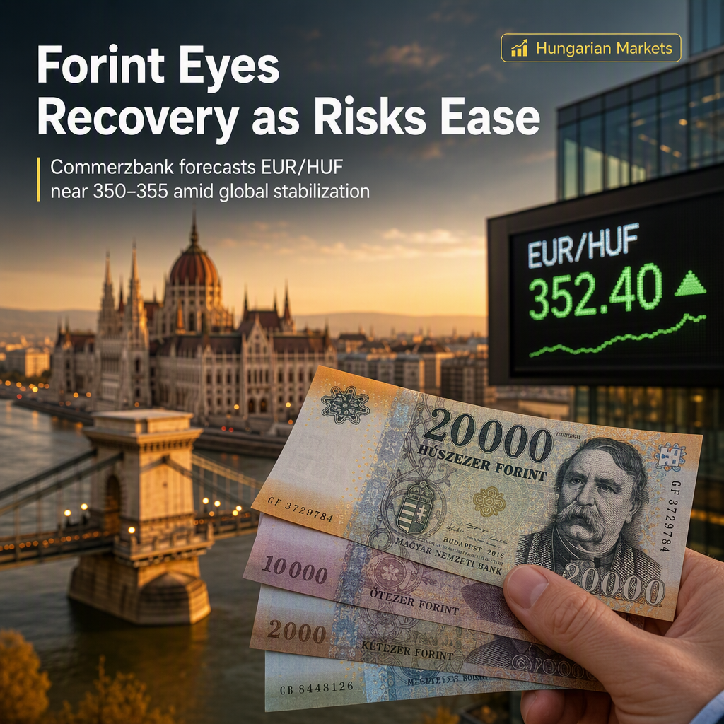 Commerzbank Sees Hungarian Forint Poised for Near-Term Recovery Against Euro Amid Global Risk Stabilization