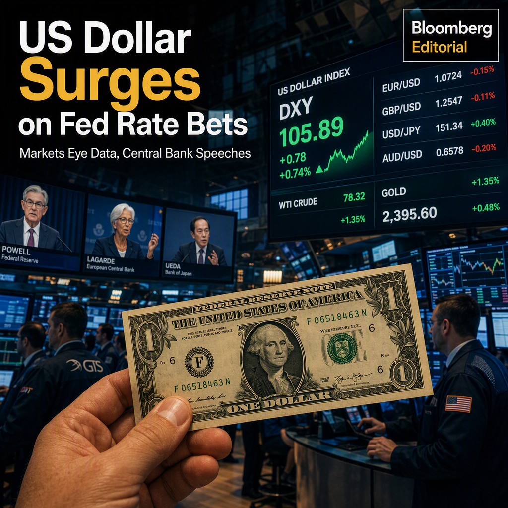 US Dollar Strengthens as Fed Rate Hike Bets Persist; Key Data and Central Bank Speeches in Focus