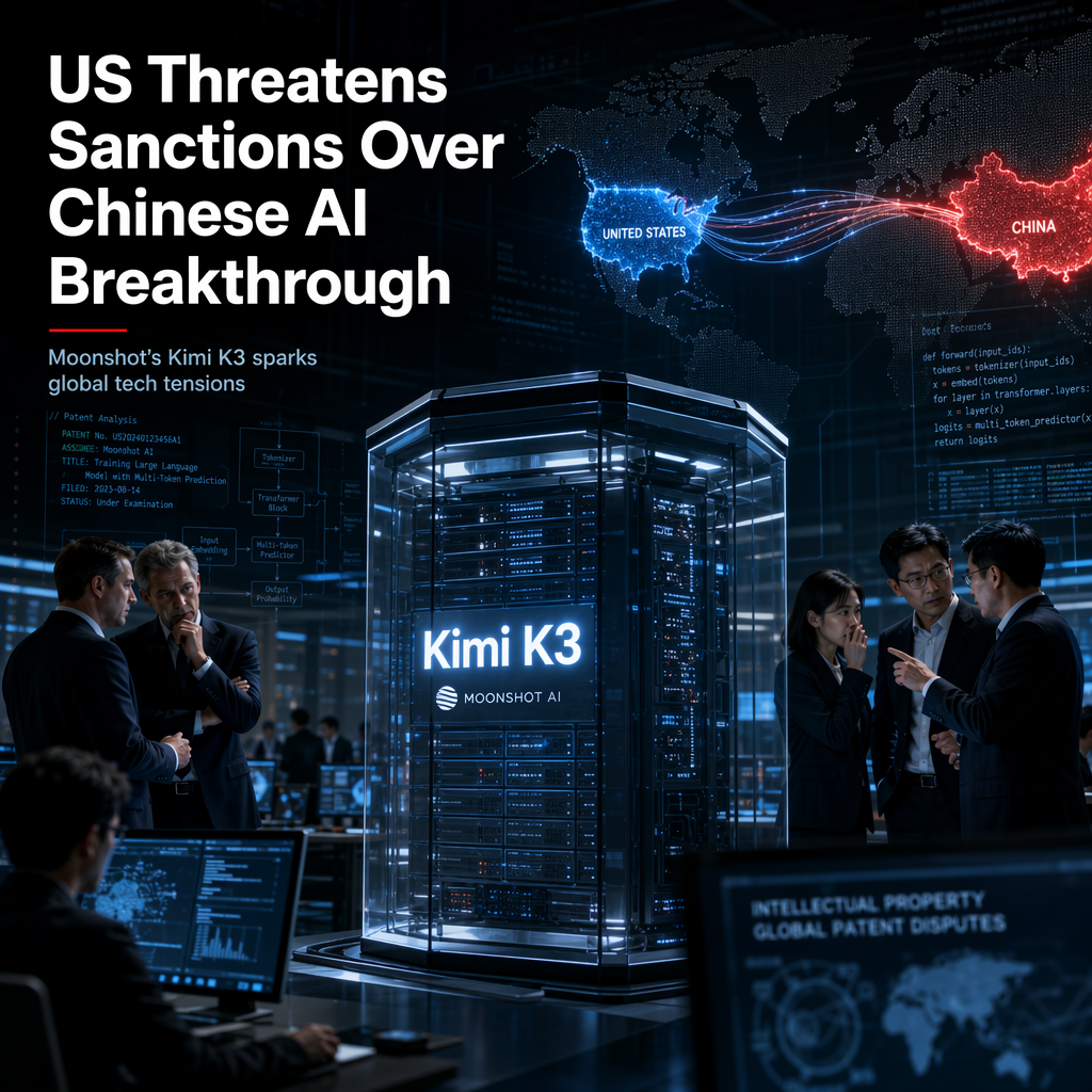 US Officials Threaten Sanctions Against Chinese AI Startups Following Moonshot's Kimi K3 Release