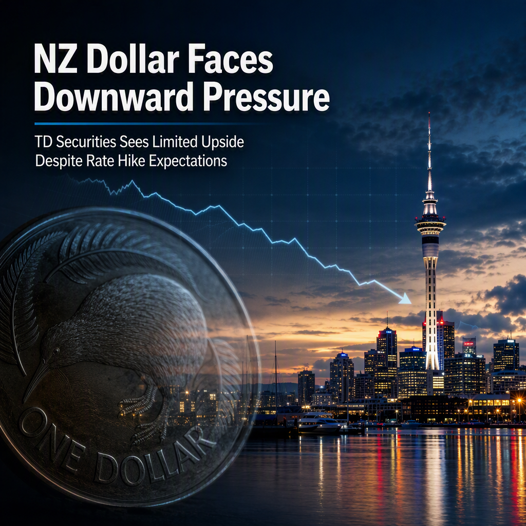 TD Securities Maintains Bearish Outlook on New Zealand Dollar Amid Elevated Rate Hike Expectations
