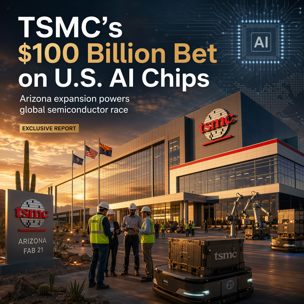 TSMC Announces $100 Billion US Investment to Meet Surging AI Chip Demand