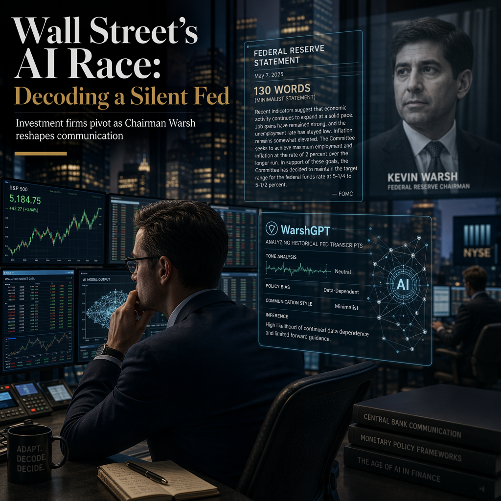 Wall Street Turns to AI as Fed Chairman Kevin Warsh Ushers in Era of Minimalist Communication