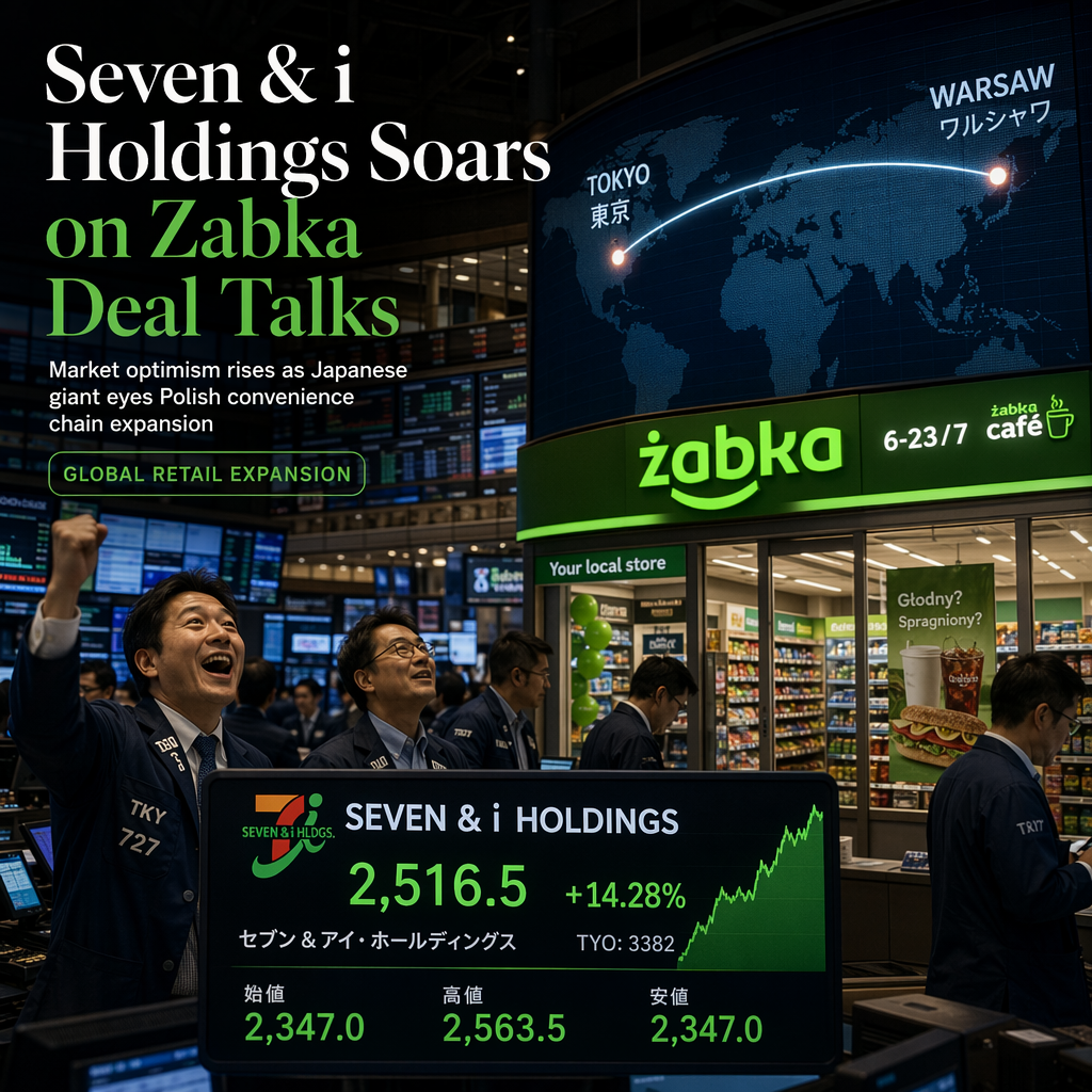 Seven & i Holdings Shares Surge on Potential Stake Acquisition in Poland's Zabka Group