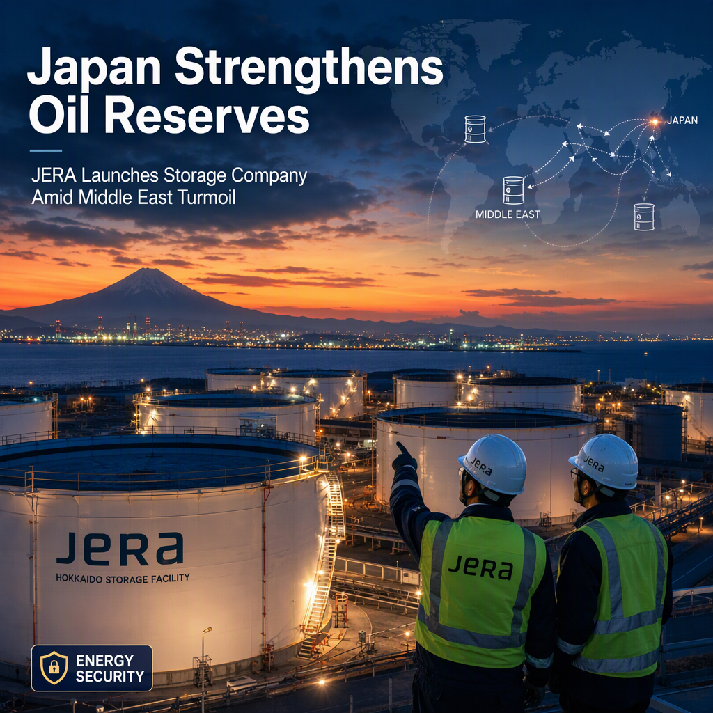 JERA Launches Oil Storage Company to Bolster Japan's Energy Security Amid Middle East Uncertainty
