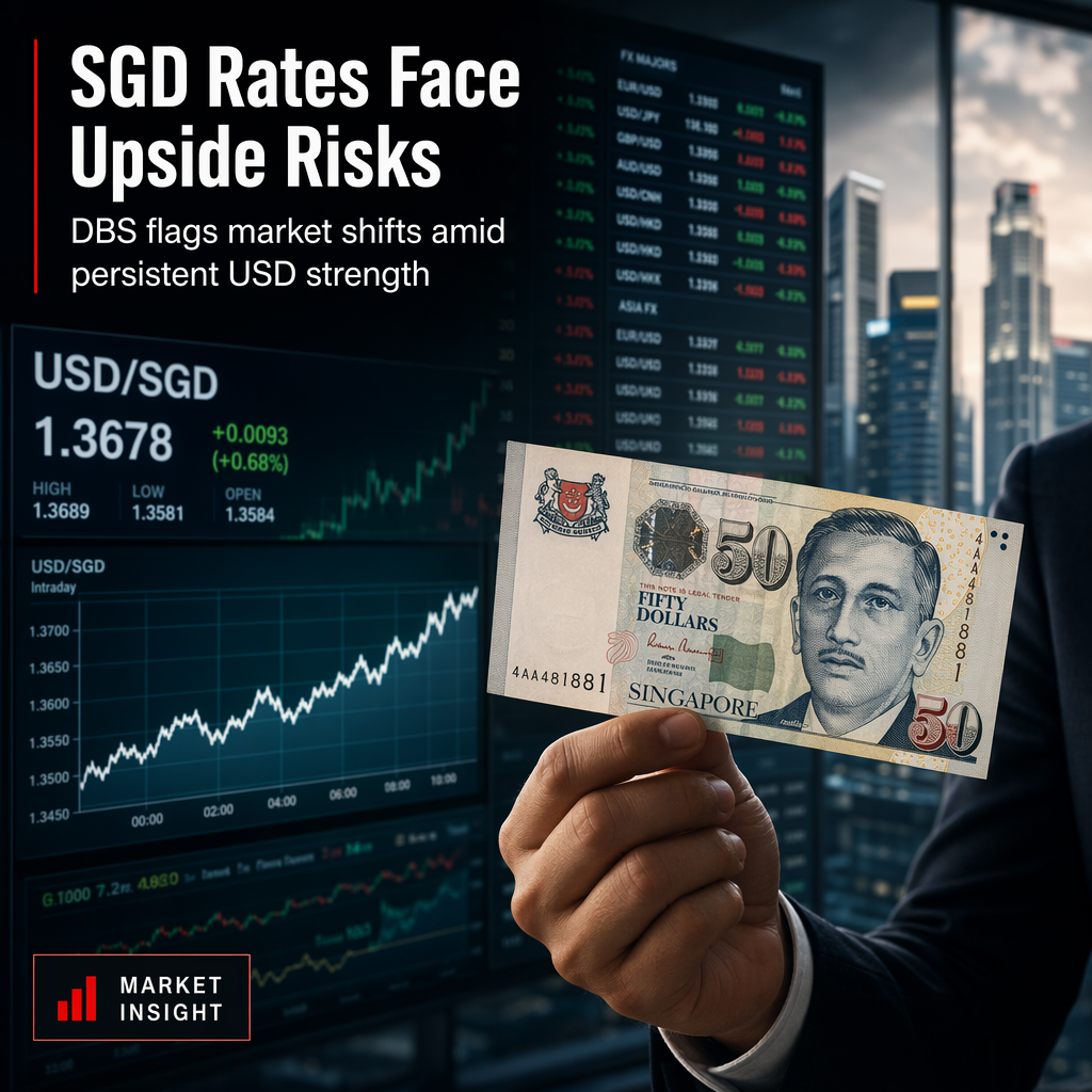 DBS Flags Upside Risks for Singapore Dollar Rates Amid Persistent USD Strength