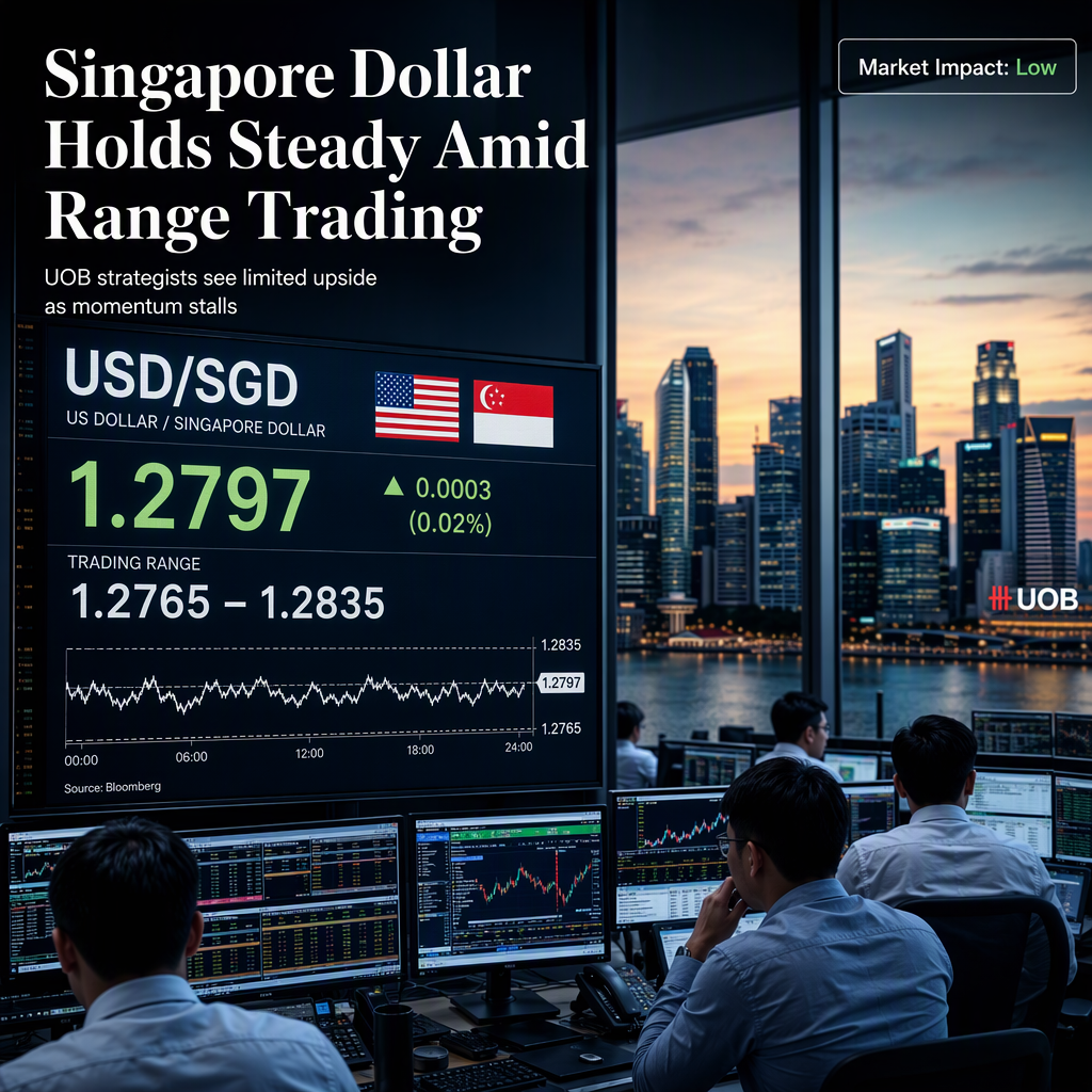 Singapore Dollar Faces Potential Weakness Against US Dollar Amid Range Trading