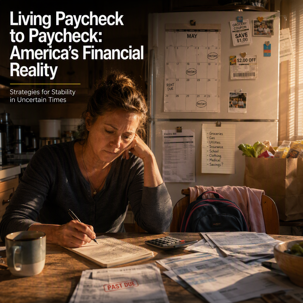 63% of Americans Live Paycheck to Paycheck: Expert Shares Steps to Build Financial Stability