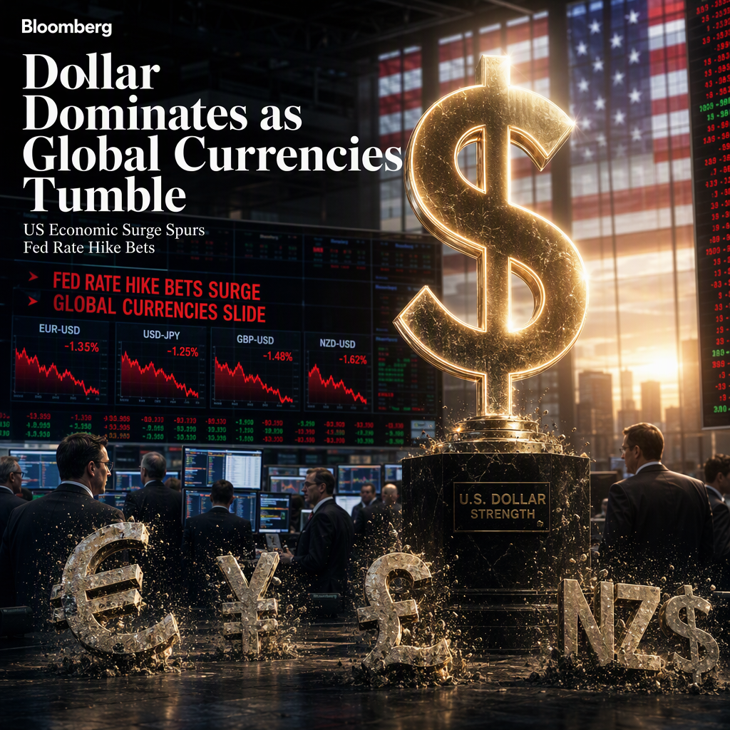 US Economic Strength Drives Global Currency Selloff as Fed Rate Hike Bets Rise