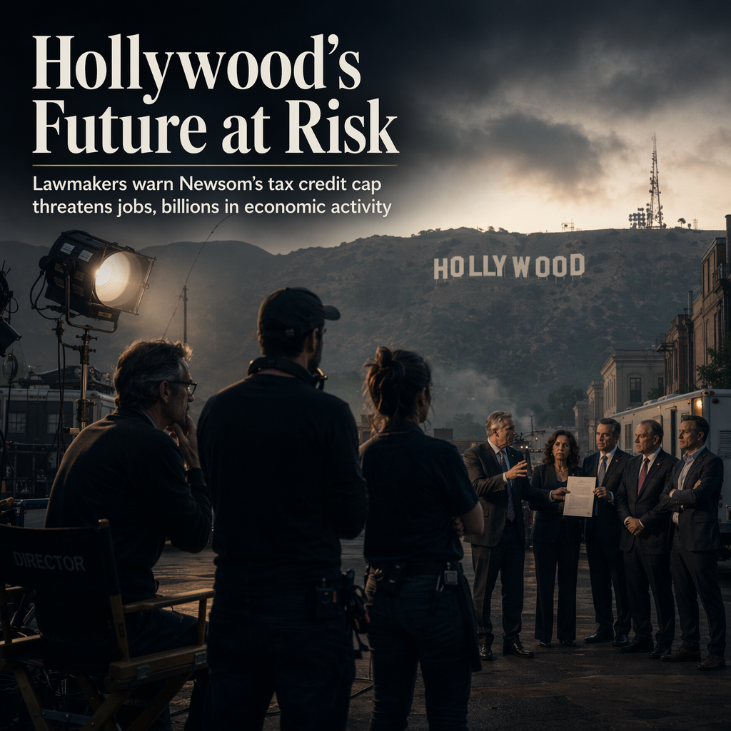 California Lawmakers Warn Newsom's Tax Credit Cap Threatens Hollywood Jobs and Economic Gains