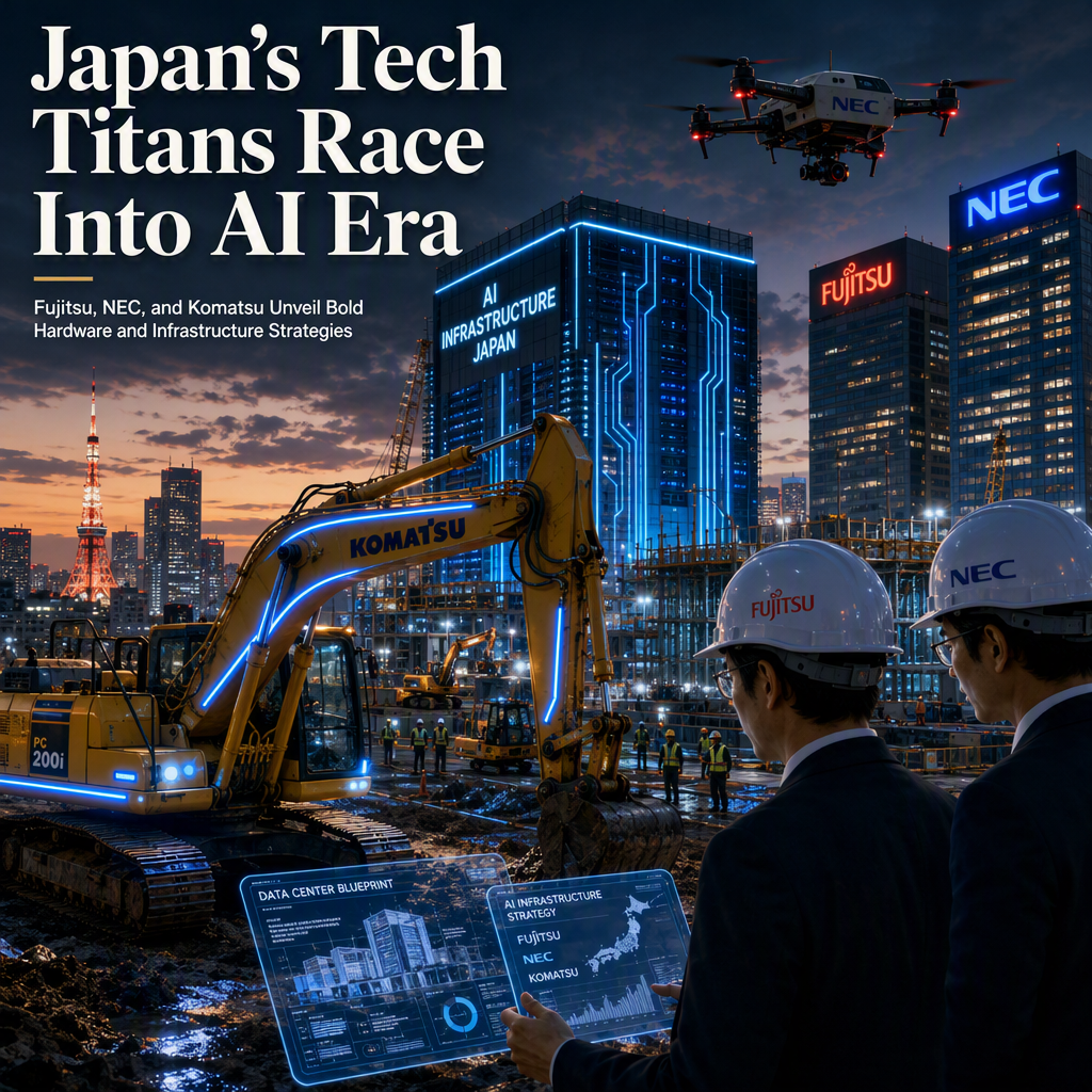 Japanese Tech Giants Pivot Toward AI Hardware and Infrastructure Amid Surging Demand