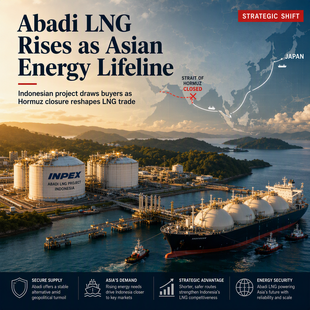 Inpex's Indonesian Abadi LNG Project Gains Strategic Value Amid Hormuz Closure