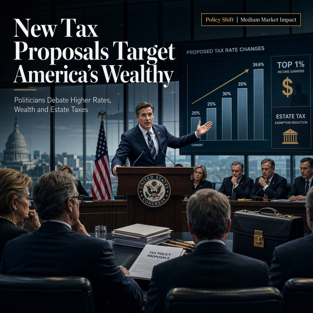 Politicians Propose Multiple New Tax Measures Targeting Wealthy Americans