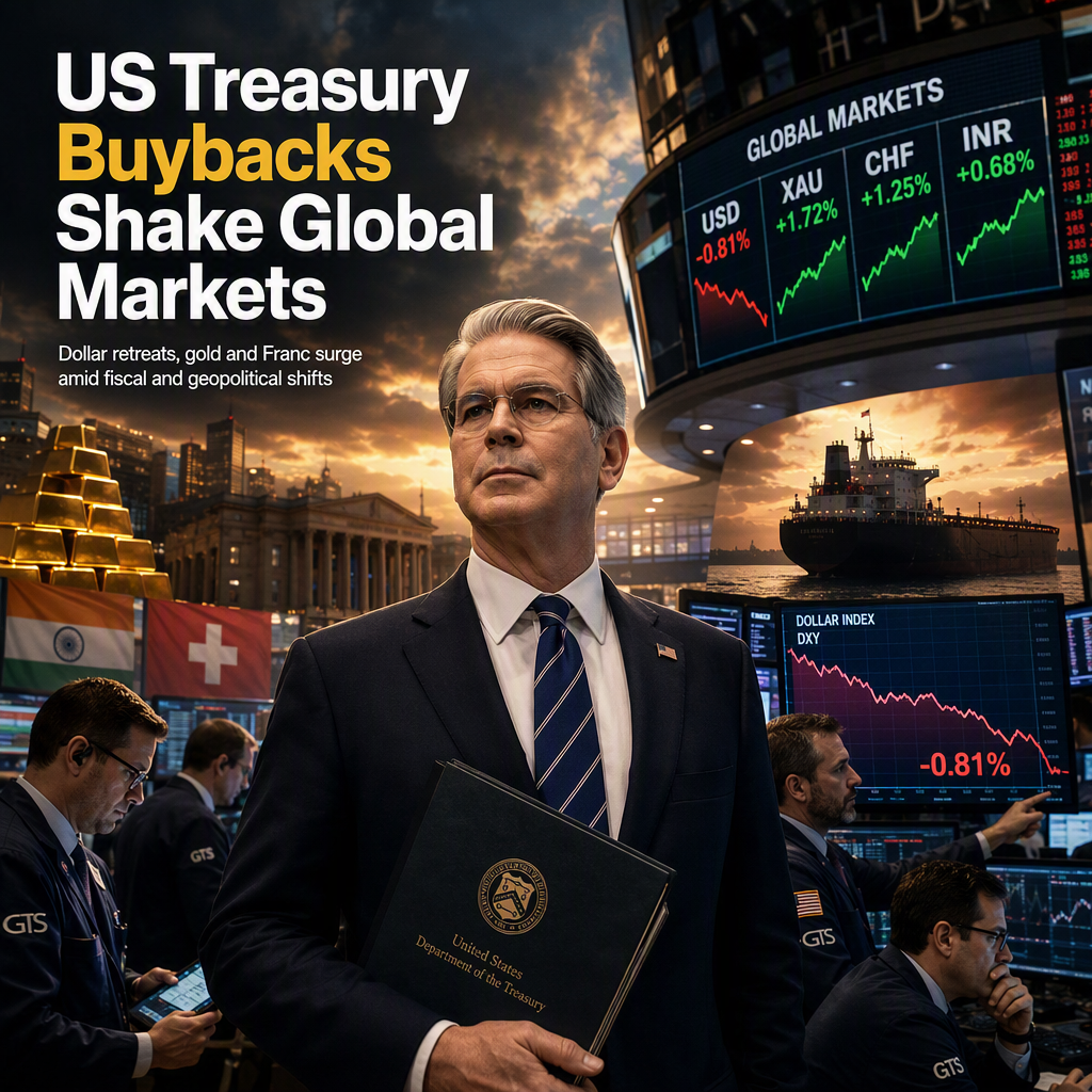 US Treasury's Aggressive Bond Buyback Plan Pressures Dollar, Spurs Global Market Reactions
