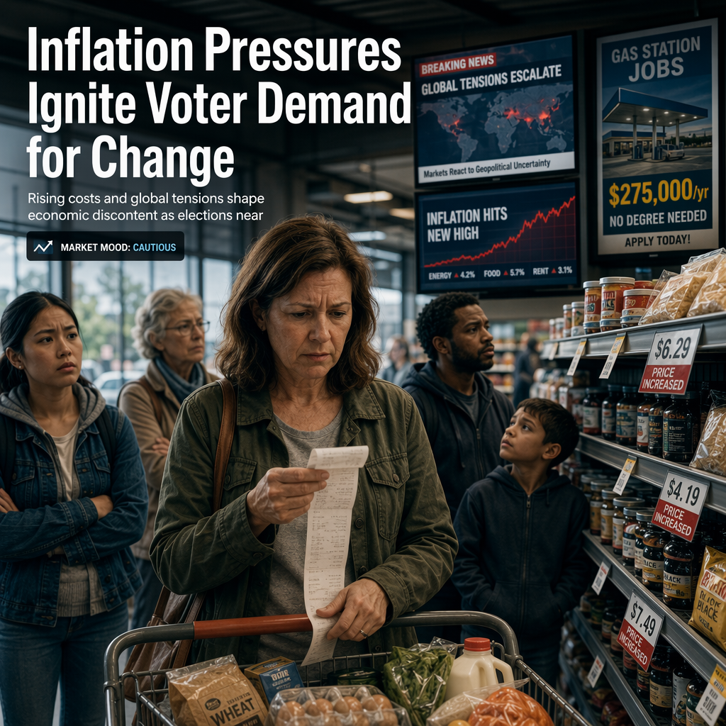 Rising Economic Discontent Drives Voter Demand for Major Change Amid Inflation Pressures