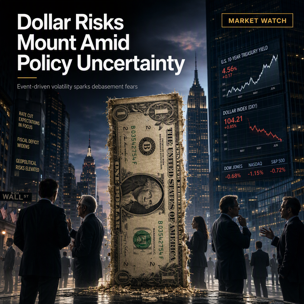 US Dollar Faces Downside Risks Amid Event-Driven Uncertainty and Debasement Concerns