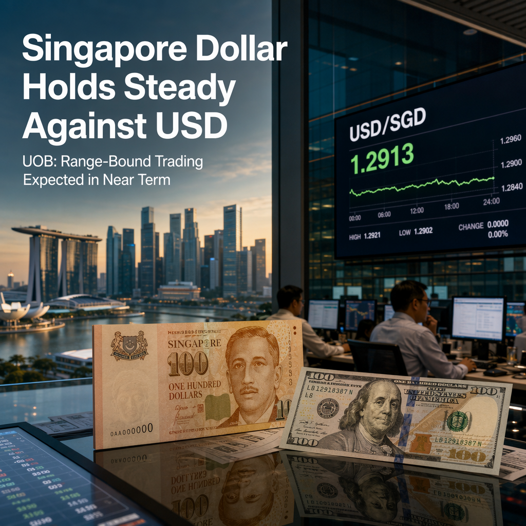 Singapore Dollar Expected to Remain Range-Bound Against US Dollar, Says UOB