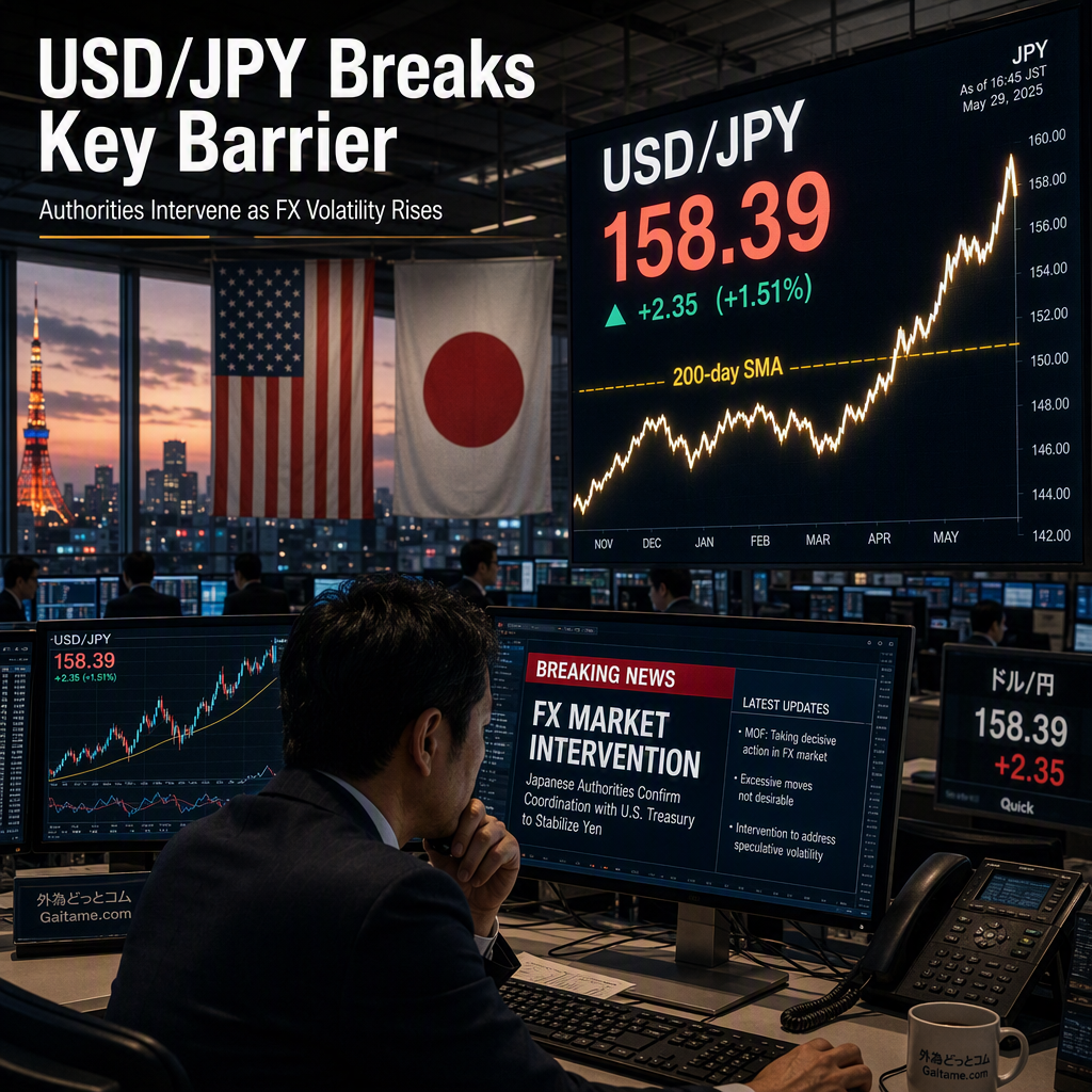 USD/JPY Surges Above 200-Day SMA as Authorities Intervene in FX Markets