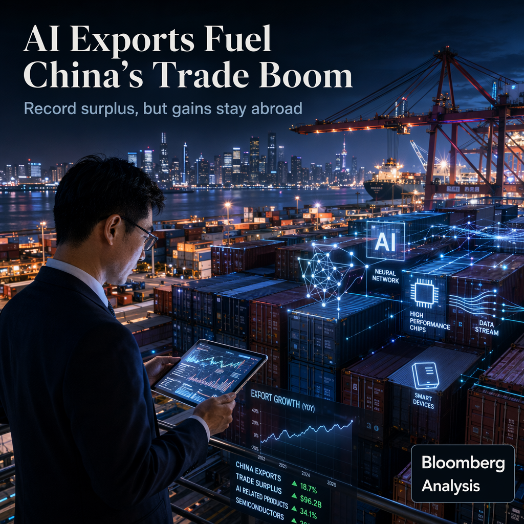China's AI Export Surge Drives Record Trade Surplus with Limited FX Impact