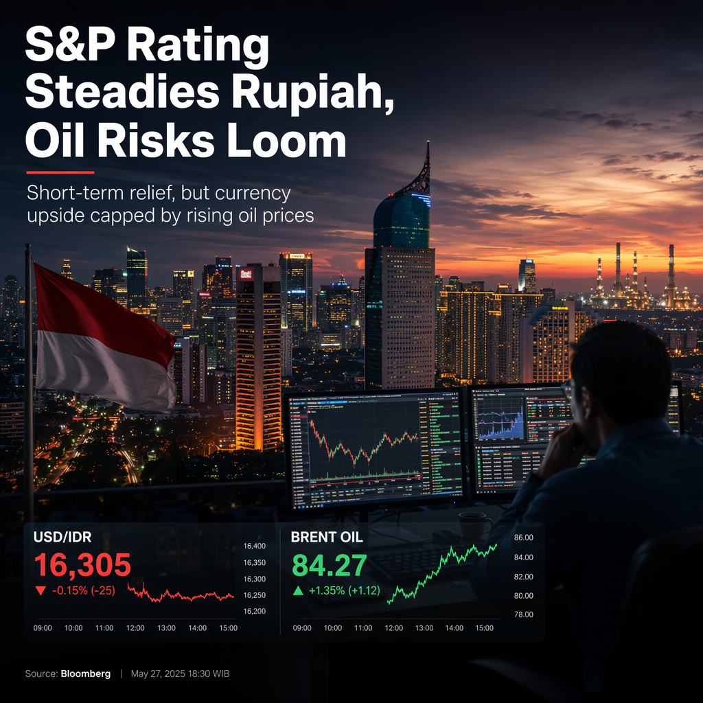 S&P Affirms Indonesia’s Credit Rating, Offering Limited Relief to Rupiah Amid Oil Price Pressures