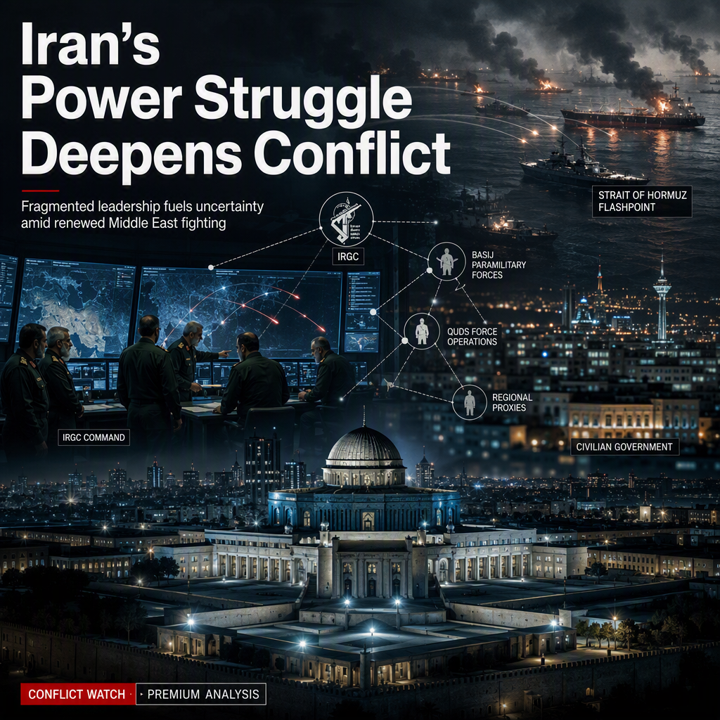 Iran’s Fragmented Power Structure Fuels Uncertainty Amid Renewed Middle East Conflict