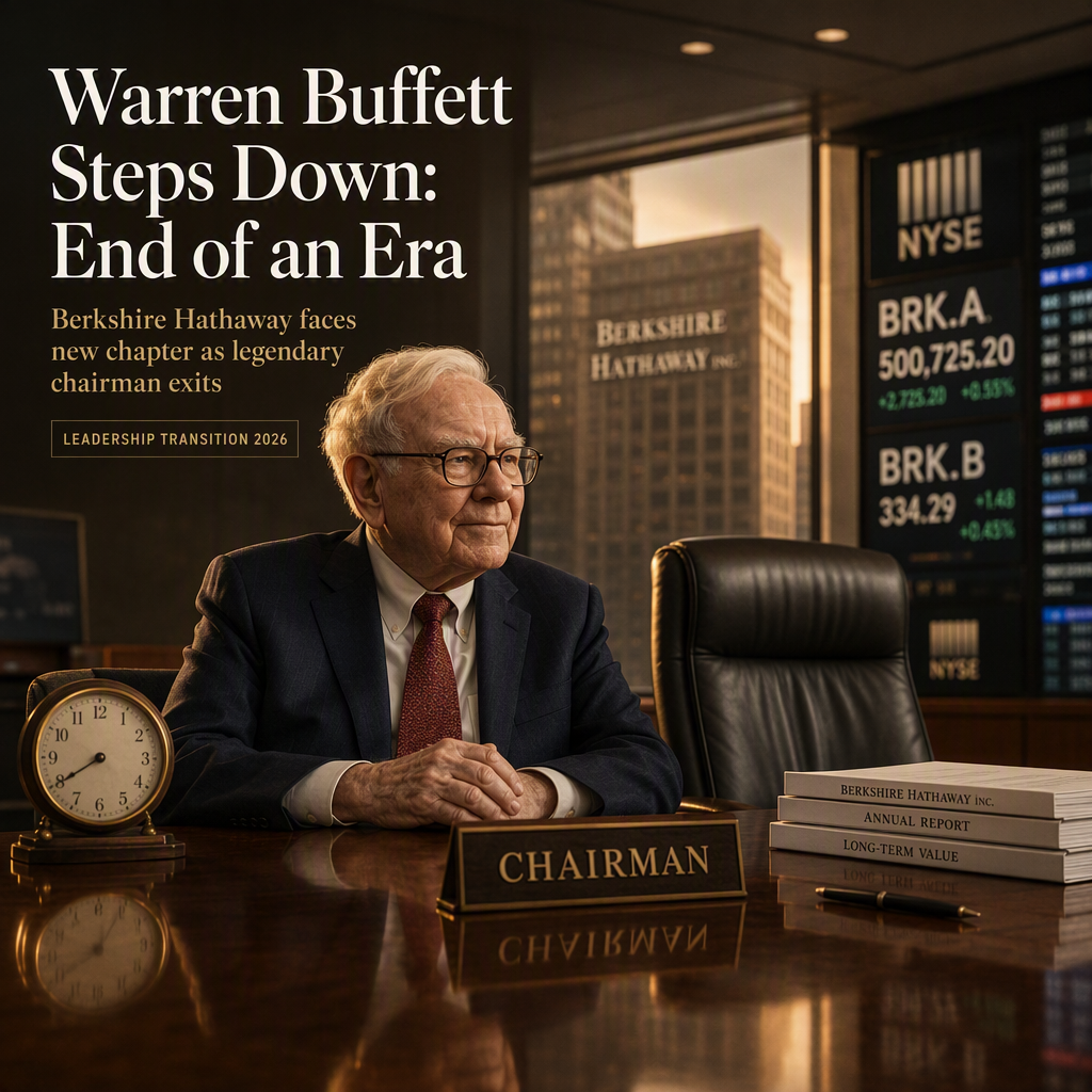 Warren Buffett to Step Down as Berkshire Hathaway Chairman, Marking End of an Era