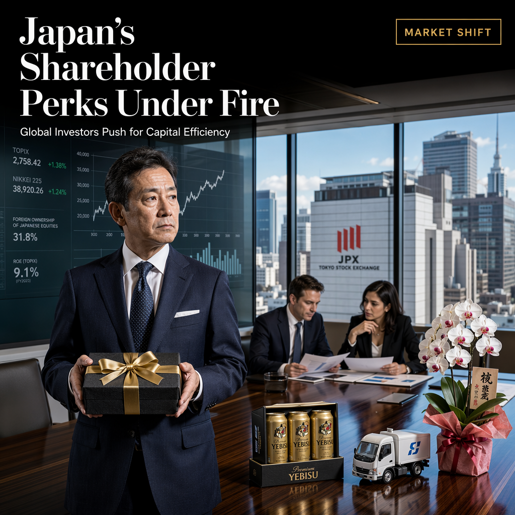 Japanese Companies Reevaluate Shareholder Perks Amid Global Investor Pressure