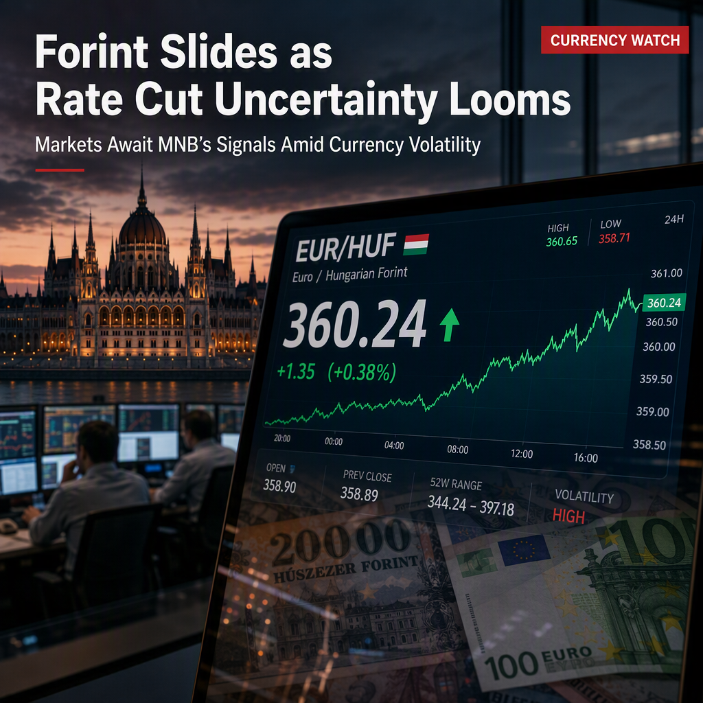 Hungarian Forint Weakens as Markets Await MPC Minutes for Clarity on Rate Cuts