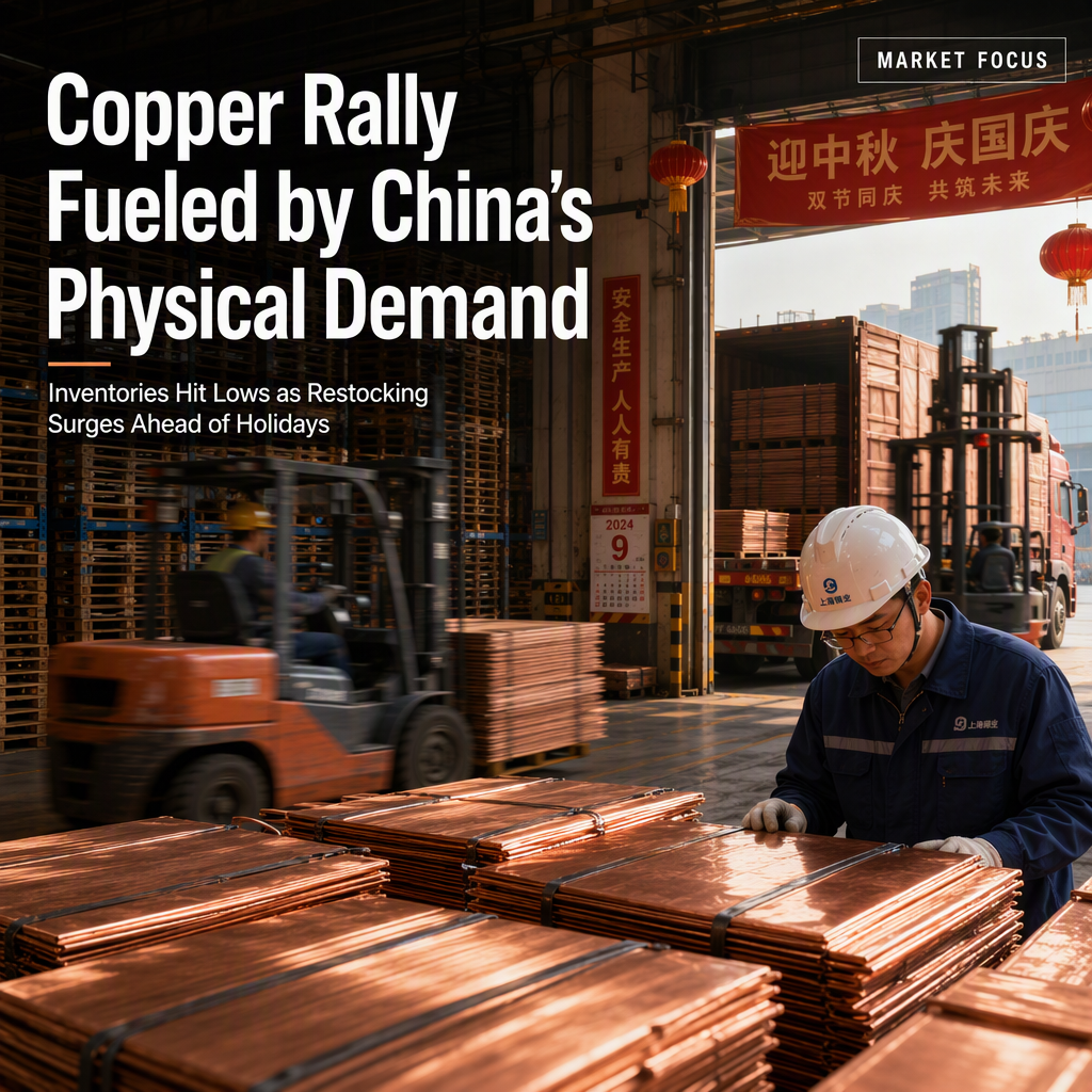 Chinese Physical Tightness Drives Copper Prices Higher Despite Weak Investor Positioning