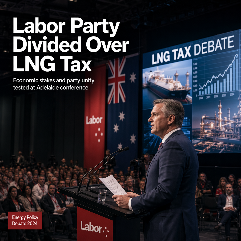 Australian Labor Party Faces Internal Push for Higher LNG Export Taxes Amid Economic Debate
