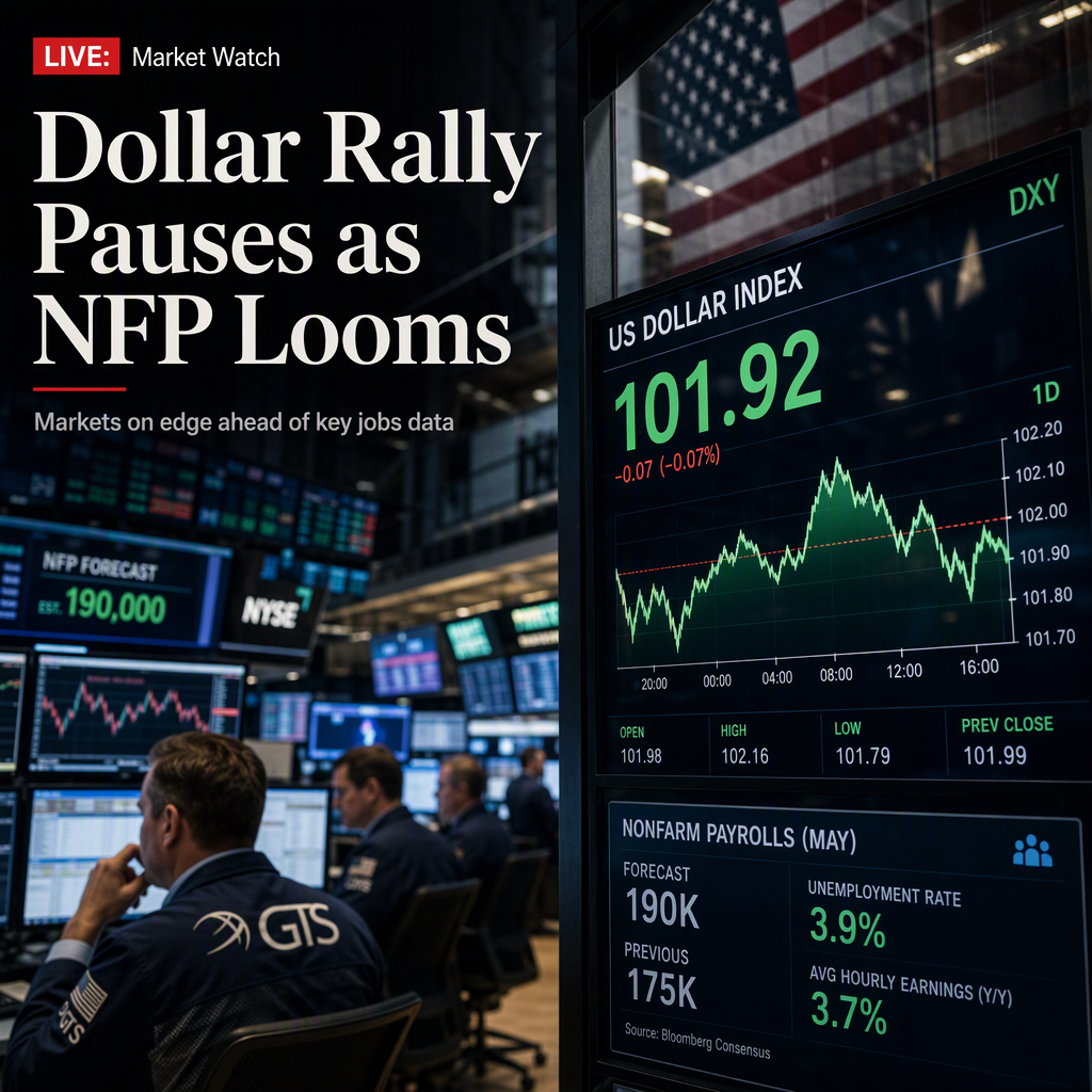 US Dollar Pauses Rally as Markets Await Key Nonfarm Payrolls Data