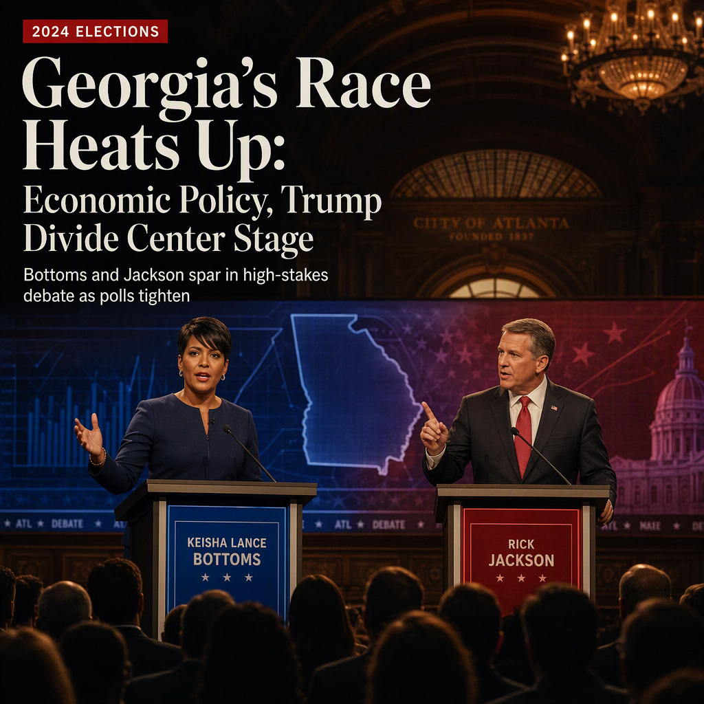Georgia Governor Candidates Clash Over Economic Policy and Trump Ties in Sole Debate