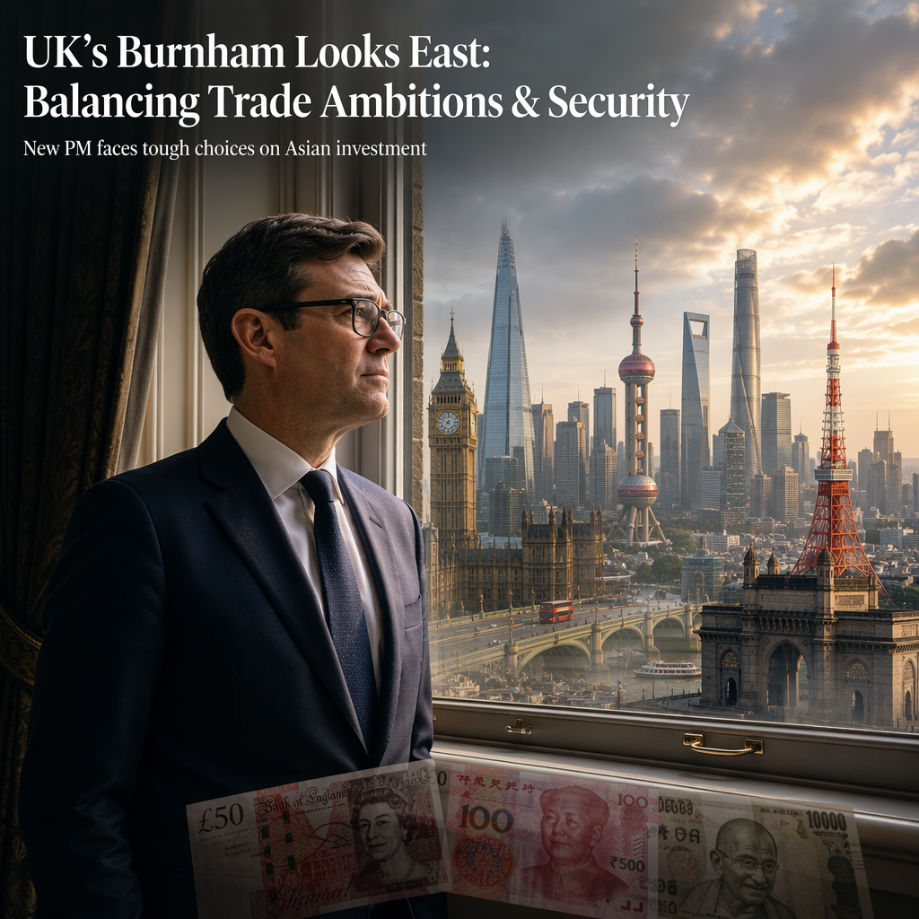 UK Prime Minister Andy Burnham Eyes Stronger Asian Trade Ties Amid Security Concerns