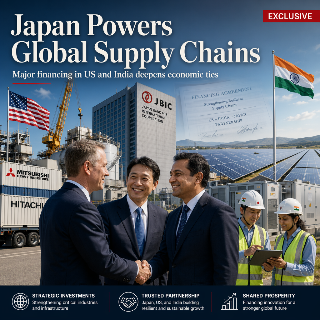 Japan Expands Global Supply Chain Security with Major Financing in US and India