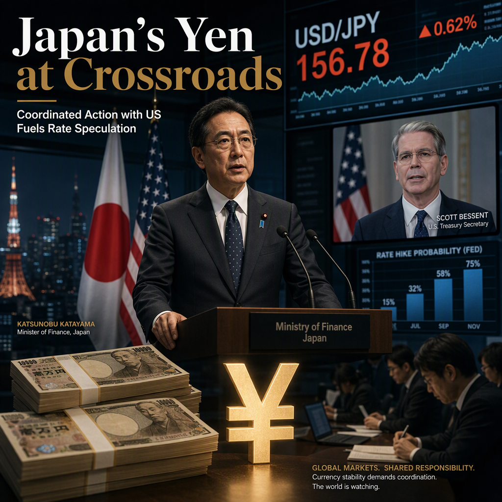 Japan Labels Yen Undervalued Amid US Coordination and Rate Hike Speculation