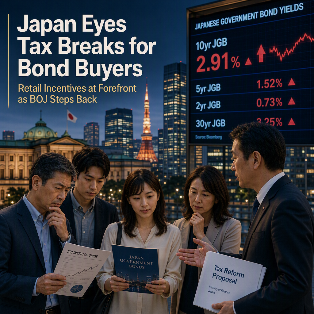 Japan Considers Tax Incentives for Retail Investors to Support Government Bond Market Amid BOJ Unwinding