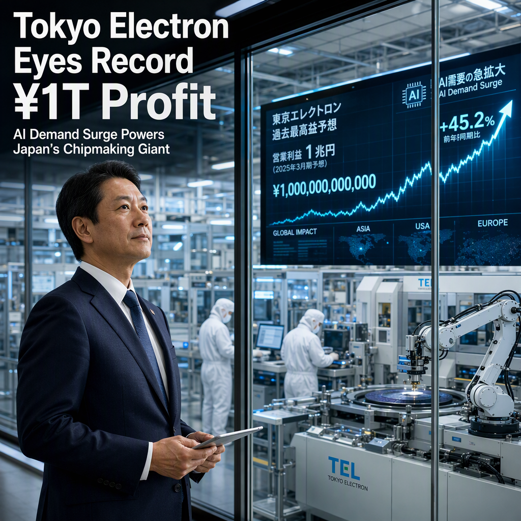 Tokyo Electron Expects Record ¥1 Trillion Profit on AI-Driven Demand Surge