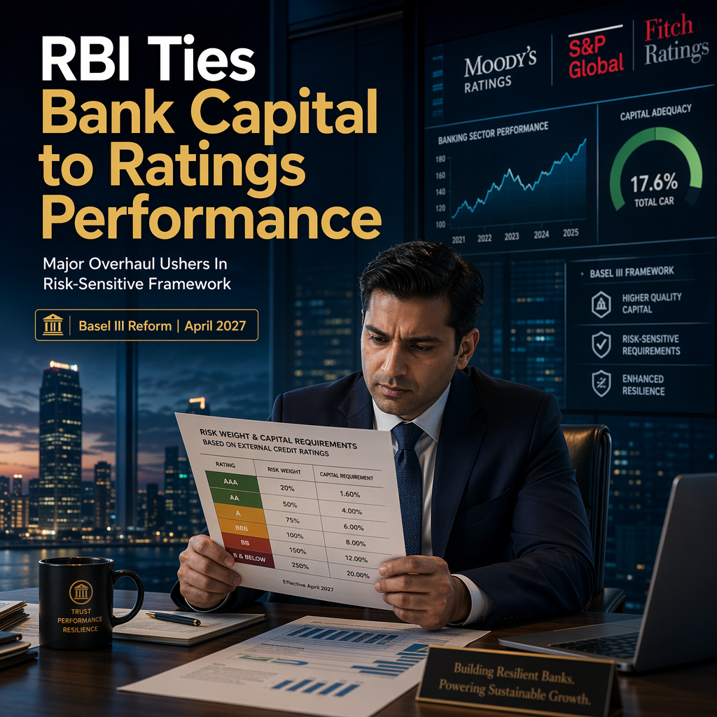 RBI's Credit-Risk Capital Overhaul Ties Bank Capital to Rating Agency Performance