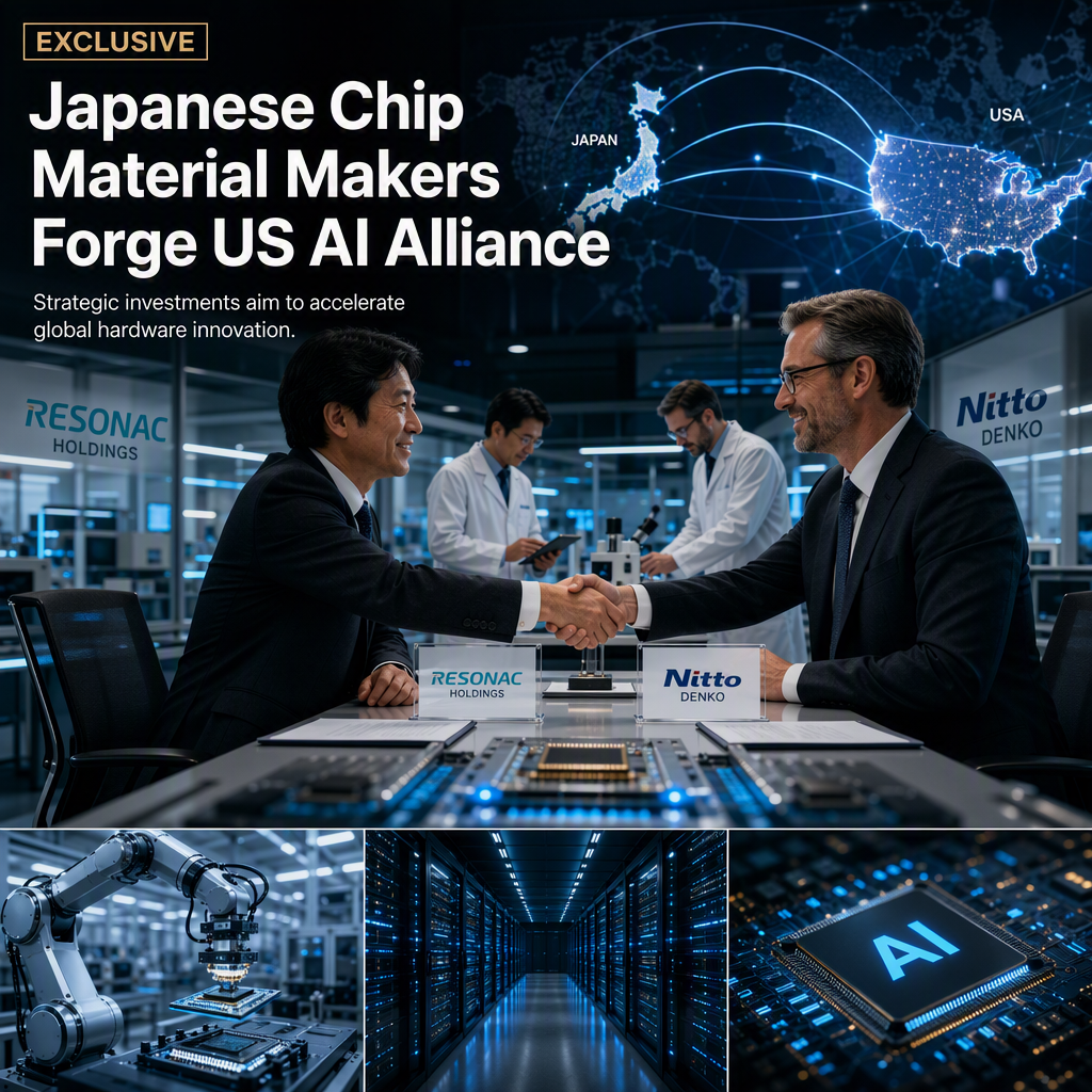 Japanese Chip Material Makers Invest in US Fund to Boost AI Hardware Collaboration