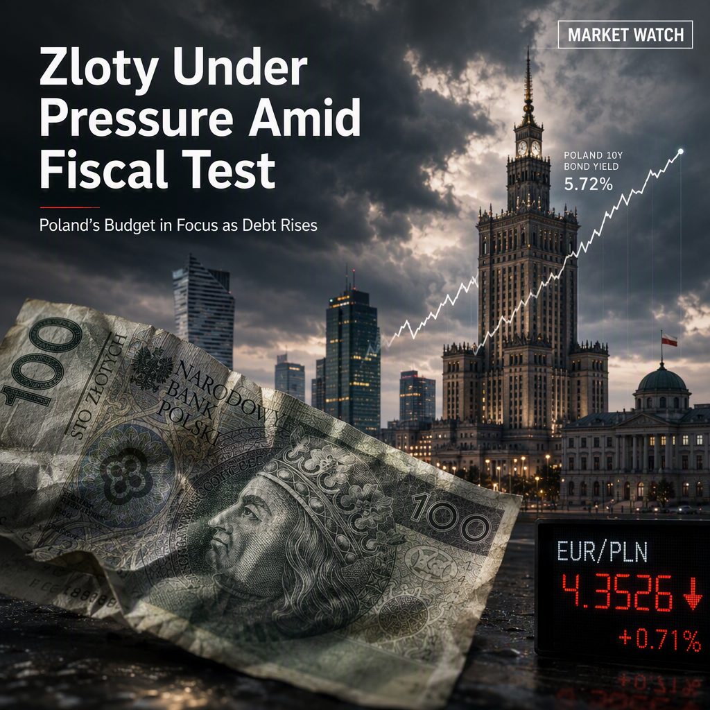 Polish Zloty Faces Pressure Amid Rising Fiscal Risks and Upcoming Budget Test