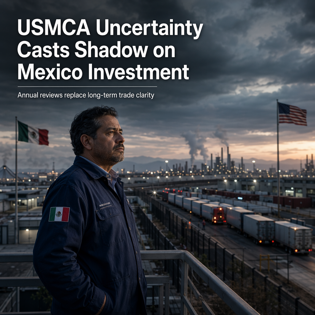 US Opts for Annual USMCA Reviews, Prolonging Uncertainty for Mexico's Investment Climate