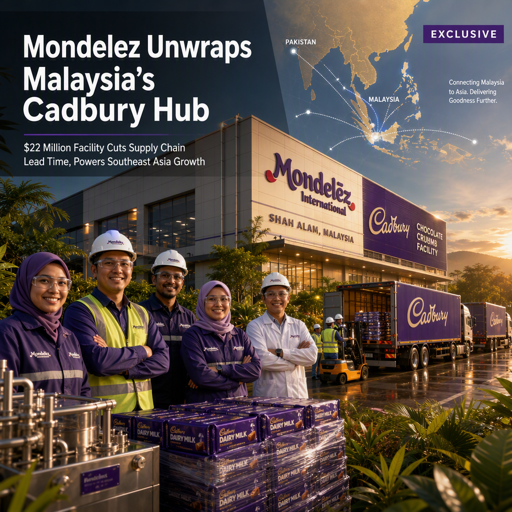 Mondelez Opens $22 Million Malaysia Facility, Slashing Cadbury Supply Chain Lead Time