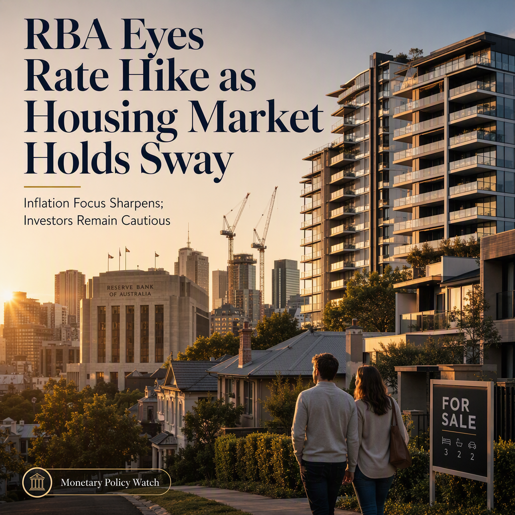 RBA Signals Potential Rate Hike as Housing Market Remains Key Policy Channel