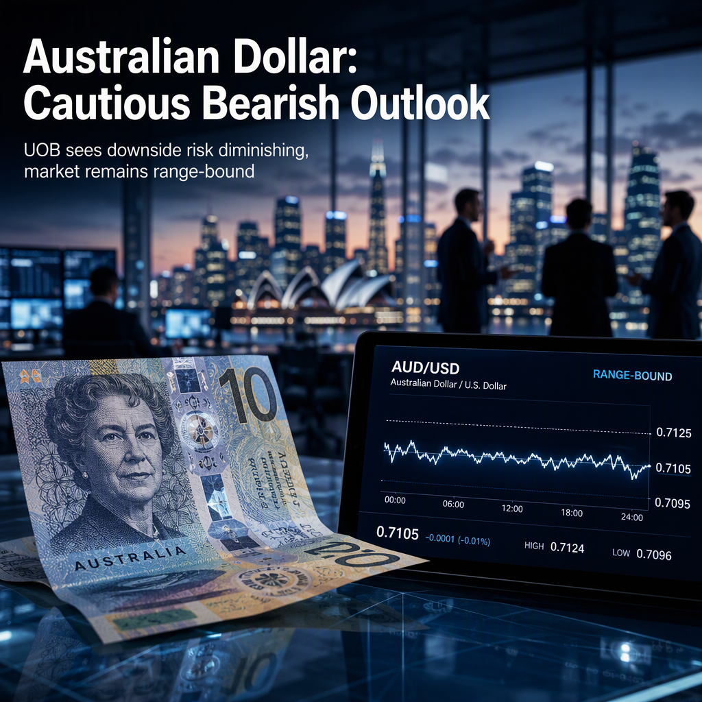 UOB Maintains Bearish Outlook on Australian Dollar, Sees Diminished Downside Risk